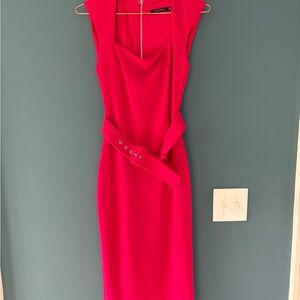 Elegant pink Sleeveless Dress